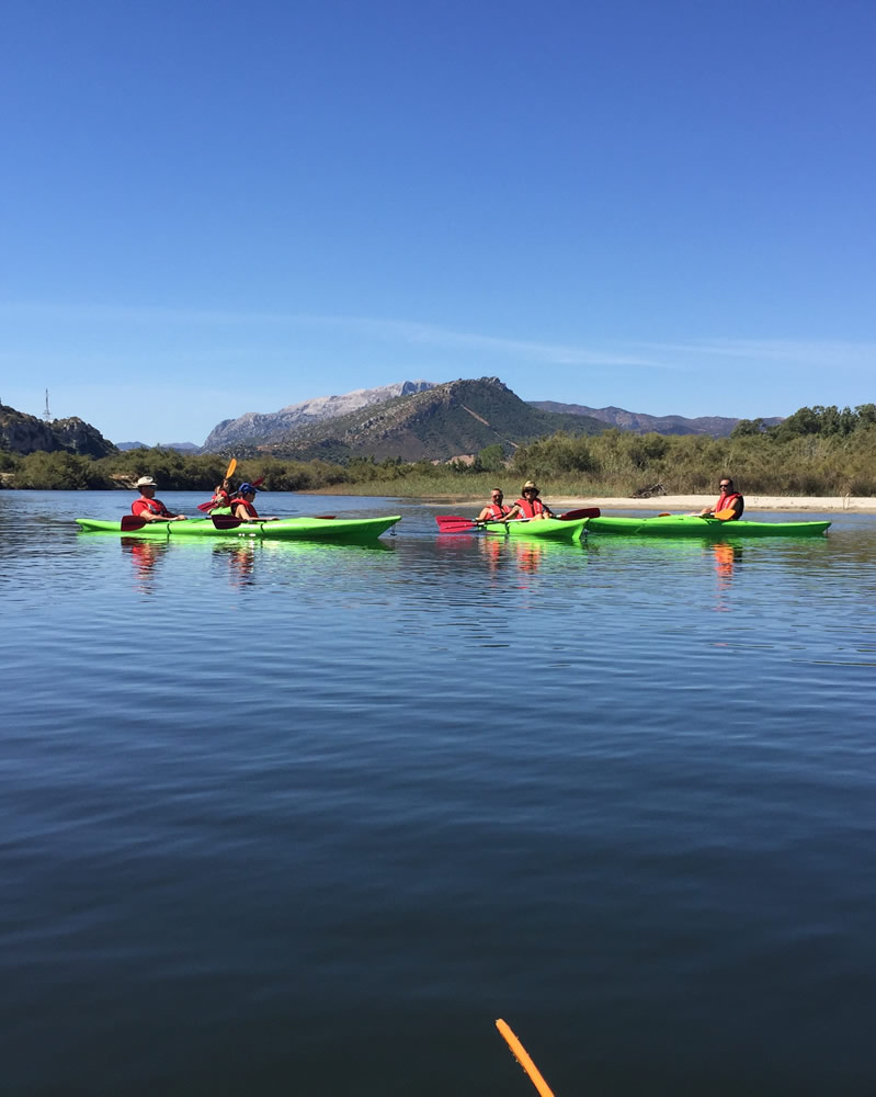 camping village calapineta siniscola sardegna kayak
