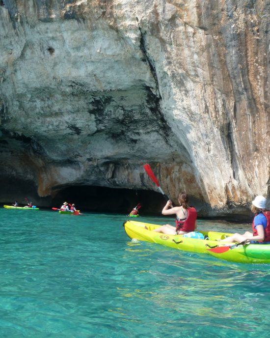 camping village calapineta siniscola sardegna sport kayak