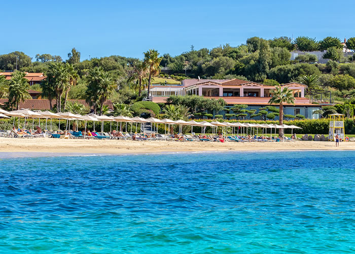 hotel club saraceno arbatax sardegna la spiaggia privata