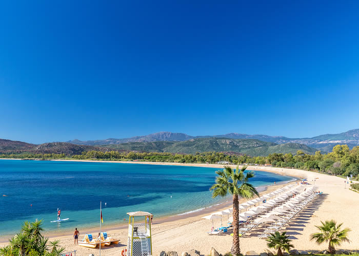 hotel club saraceno arbatax sardegna la spiaggia privata