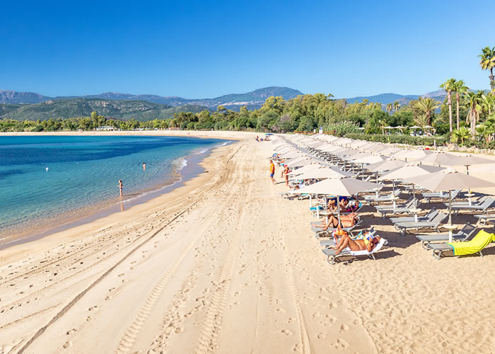 hotel club saraceno arbatax sardegna la spiaggia privata
