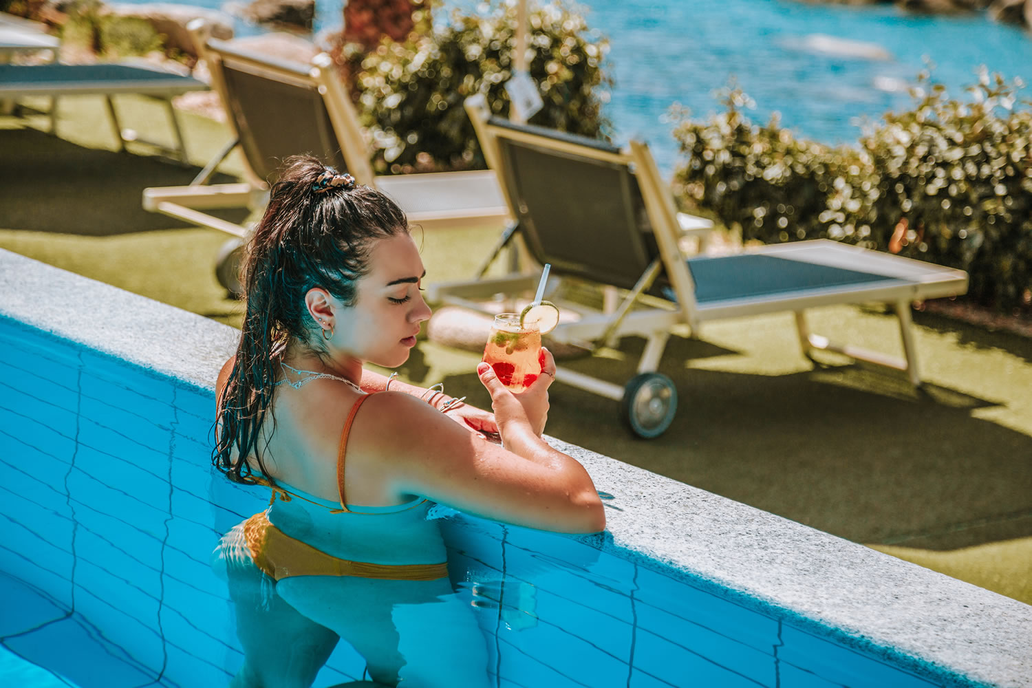 hotel la bitta arbatax sardegna la piscina Hotel La Bitta social low
