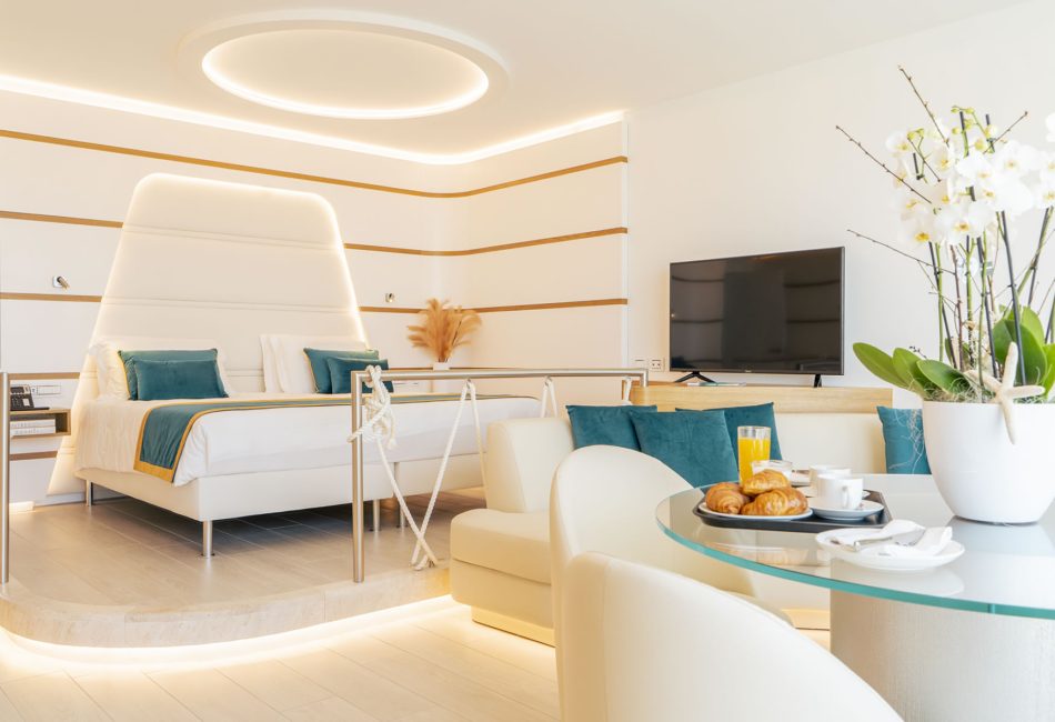 Panoramica della Premium Suite dell'Hotel New Bussola